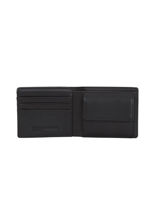 Portafoglio nero in similpelle Karl Lagerfeld jeans | A3M32070999